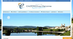 Desktop Screenshot of mairie-cazeres.fr